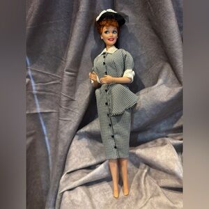 Vintage Style And LOVE LUCY Doll in Black and White Outfit